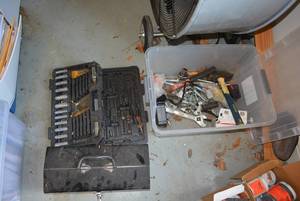 lot 216 image: Misc. Tools and Toolbox