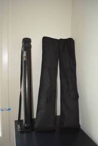 lot 282 image: Art Bin Case, Two Sign Stands with Cases