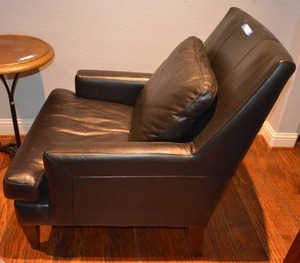 lot 291 image: Black Armchair