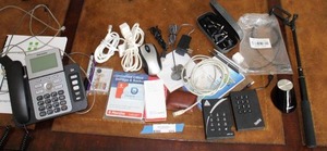 lot 321 image: USB 10-Key Attachment for Keyboards, 6 Month Cloud Storage Card, Panasonic Phone and More