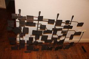 lot 352 image: Metal Wall Sculpture