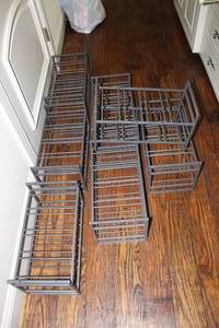 lot 127 image: Metal Wine Racks, 7 Total