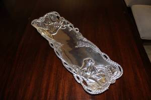lot 95 image: Arthur Court Longhorn Serving Tray marked Arthur Court Copyright 2002