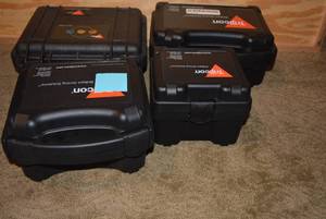 lot 391 image: Trijicon Sight Cases, Mixed sizes 4 Total (CASES AND ACCESSORIES ONLY PREVIEW RECOMMENDED)