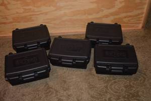 lot 397 image: EO Tech Sight Cases, Mixed sizes 5 Total (CASES AND ACCESSORIES ONLY PREVIEW RECOMMENDED)