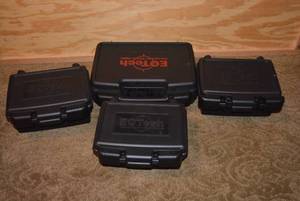 lot 398 image: EO Tech Sight Cases, Mixed sizes 4 Total (CASES AND ACCESSORIES ONLY PREVIEW RECOMMENDED)