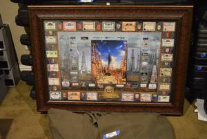 lot 433 image: Wall Art Historic Ventures, Then and Now Oil Industry