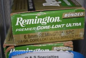 lot 558 image: Remington 6.8mm, 2 Boxes