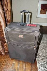 lot 186 image: Tumi Luggage Large Brown Case