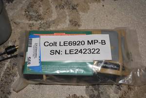 lot 568 image: Gun Accessories ONLY Colt M4 Carbine Magazine LE6920 MP-B    (NO GUN PREVIEW RECCOMMENDED)