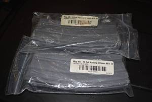 lot 613 image: 2 Clips MAG AR-15 COLT Factory GI Issue M16 30, .223 Rem5.56 NATO