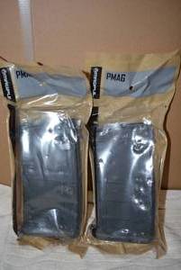 lot 625 image: 2 Clips PMAG 20 LR 20RD. SR-25  MAG 243