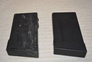 lot 628 image: 2 CLIPS ONLY MARKED PAT NO. 4139959 look to be 7.62 10-15 rds