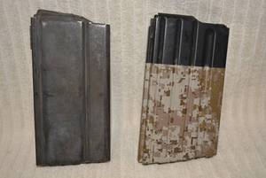 lot 631 image: 2 Clips as shown, No Markings, 7.62