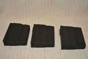 lot 632 image: 3 Clips as shown, No Markings, look to be 7.62