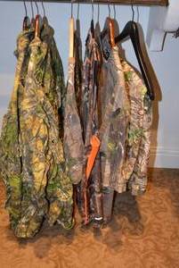 lot 665 image: Camo Hunting T-shirts and Game Winner Pants, Size 2X