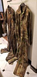 lot 666 image: Cabelas and Watts Full Body Camo Hunting Outfits