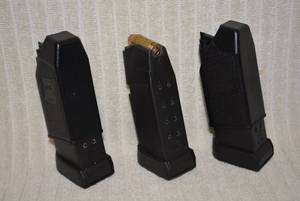 lot 693 image: Glock .45 Cal Clips 10 rds and Ammo PREVIEW RECCOMMENDED