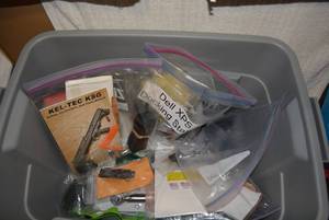 lot 704 image: large amount of mixed items straps Keltec Acces bag torch wrench and more  PREVIEW RECCOMMENDED