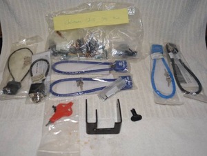 lot 705 image: Mixed lot of Gun Locks, Pistol Cleaning rods and brushes tools and more PREVIEW RECCOMMENDED