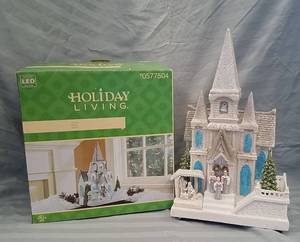 lot 211 image: Holiday Living Lighted Church