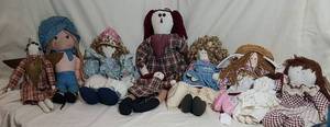 lot 237 image: Rag Dolls