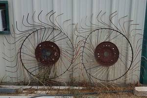 lot 203 image: 2 Hay Rakes