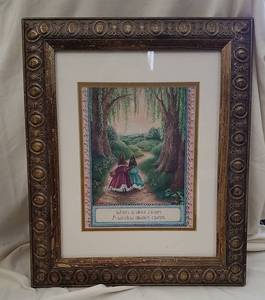 lot 331 image: Framed &amp Matted Susan Wheeler Print