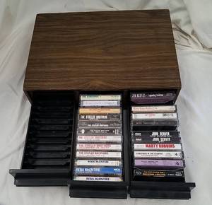 lot 342 image: Audio Cassette Drawer w Contents