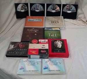 lot 344 image: Eclectic Collection of Audio Books