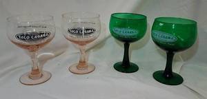 lot 365 image: 4 Taco Cabana Margarita Glasses