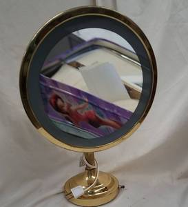 lot 367 image: The Nova Backlit Desk Mirror