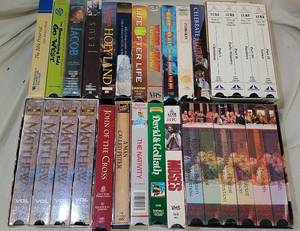 lot 403 image: Christian VHS Tapes