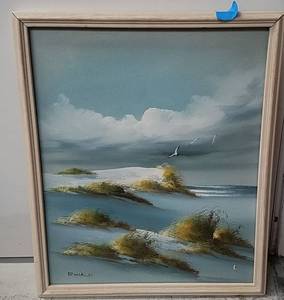 lot 304 image: Painting of Surfside Scene