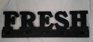 lot 441 image: FRESH Wooden Wall-Hung Coat Rack