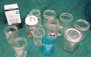 lot 495 image: Canning Jars 7amp Lids