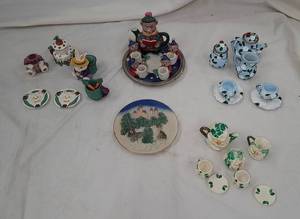 lot 497 image: Decorative Miniature Tea Sets