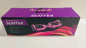 lot 3 image: Hover Board Self Balancing Scooter w LED Lights (Works)