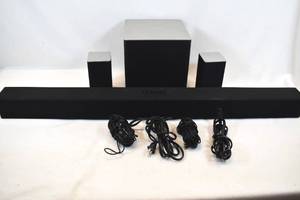 lot 21 image: Vizio SoundBar w Wireless Sub and Satellite Speakers (works)