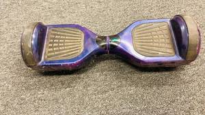 lot 71 image: Purple Hover Board (Powers on, includes power adapter)