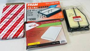 lot 74 image: Car Air Filter Lot for Toyota Honda Cars