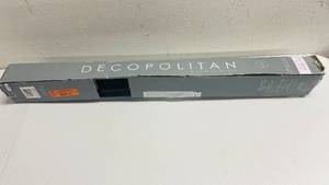 lot 109 image: Decopolitan Drapery Rod Set 30-86in