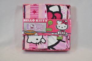 lot 116 image: Hello Kitty Micro Mink Fitted Sheet & Pillowcase Set