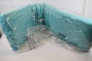 lot 122 image: Solid Aqua Bench Cushion 59x16x3in