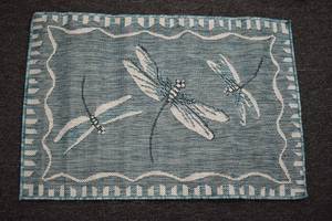 lot 126 image: Dragonfly Rug 23x35in