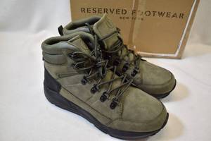 lot 153 image: Reserved Footwear Olive Boots Size 10.5