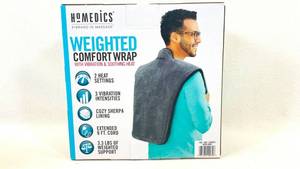 lot 94 image: Weighted Comfort Wrap Homedics Vibration and Heat