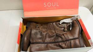 lot 165 image: Soul Naturalizer Vikkie Dark Brown Knee Height Boots Womens Size 9.5