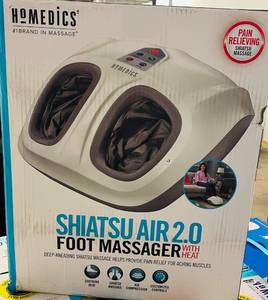 lot 181 image: Homedics 2.0 Shiatsu Air Elite Foot Massager w Heat