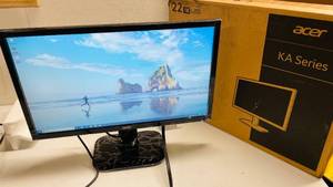 lot 204 image: Acer 22 Computer Monitor KA Series w power cable and box
